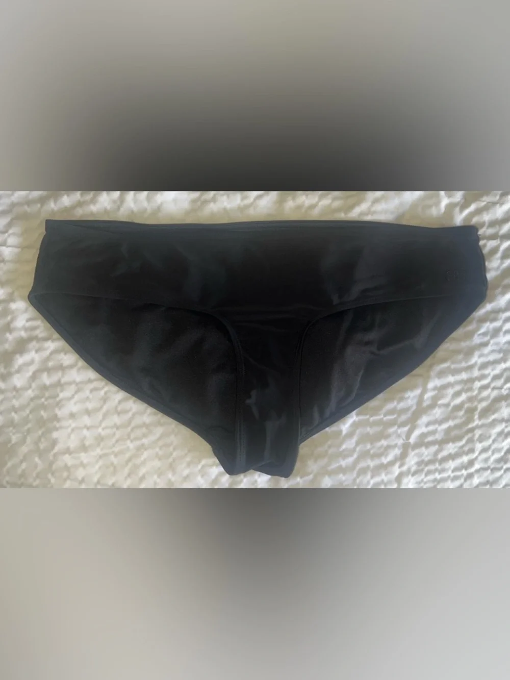 Albion Fit Black Hipster Bikini Bottoms XL Full Coverage Swimwear